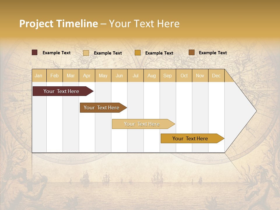 Worn Geography Torn PowerPoint Template