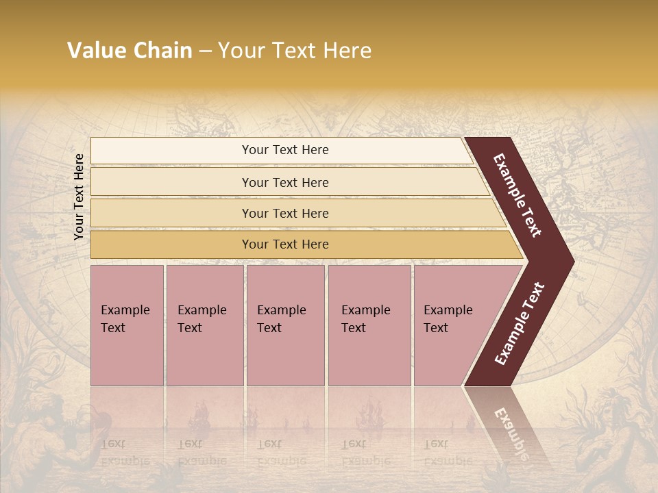 Worn Geography Torn PowerPoint Template