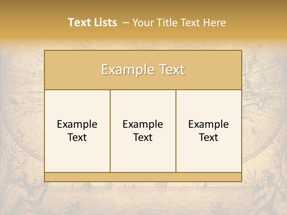 Worn Geography Torn PowerPoint Template