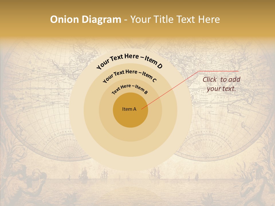 Worn Geography Torn PowerPoint Template