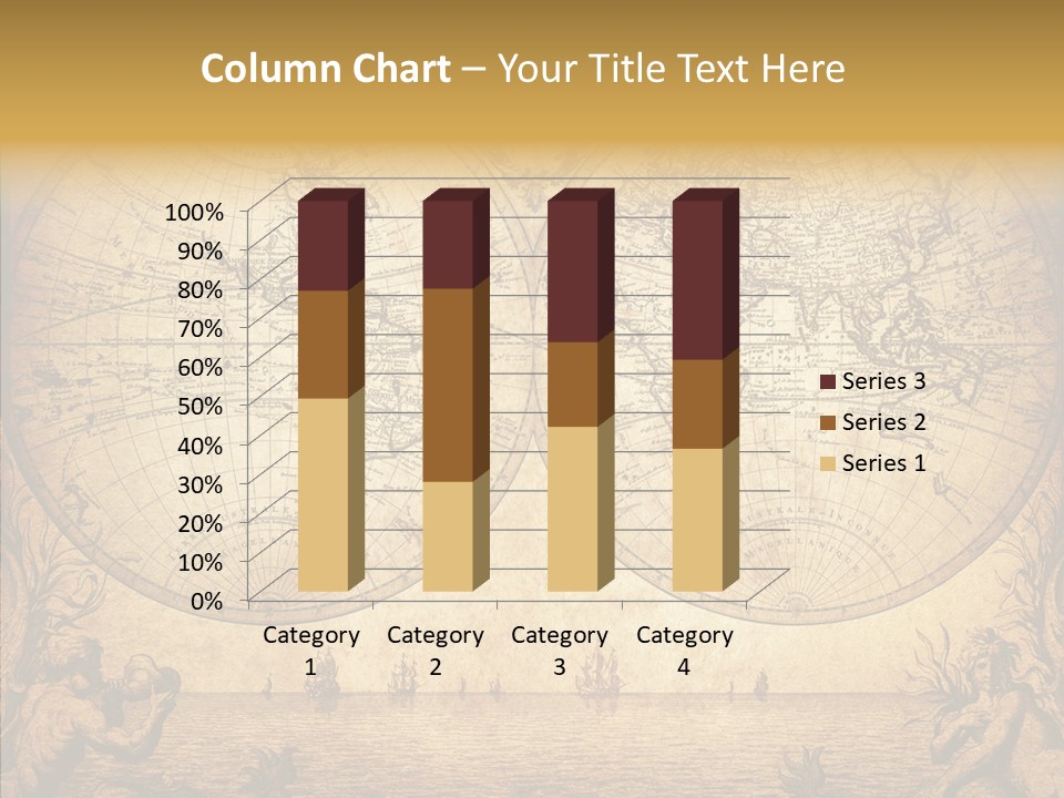 Worn Geography Torn PowerPoint Template