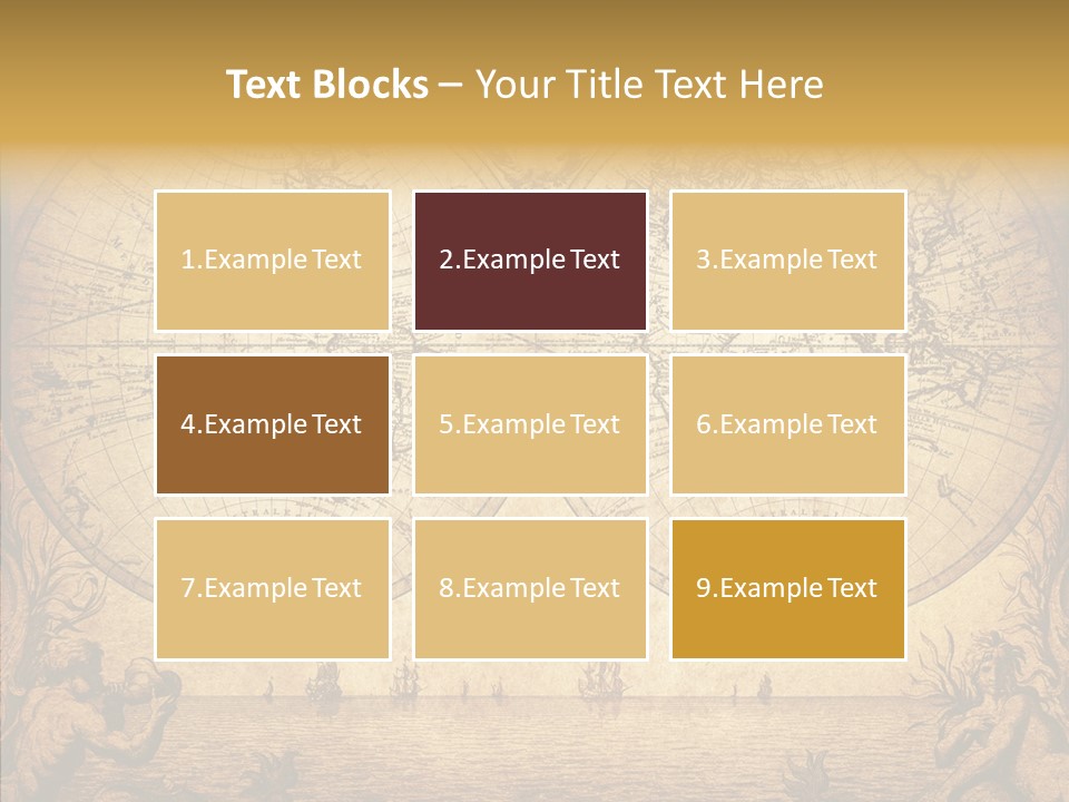Worn Geography Torn PowerPoint Template