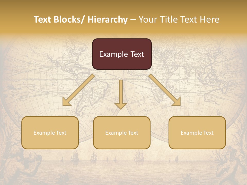Worn Geography Torn PowerPoint Template