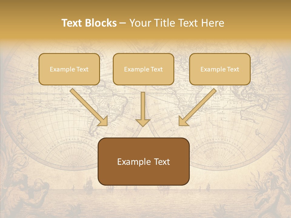 Worn Geography Torn PowerPoint Template