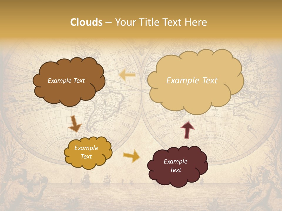 Worn Geography Torn PowerPoint Template