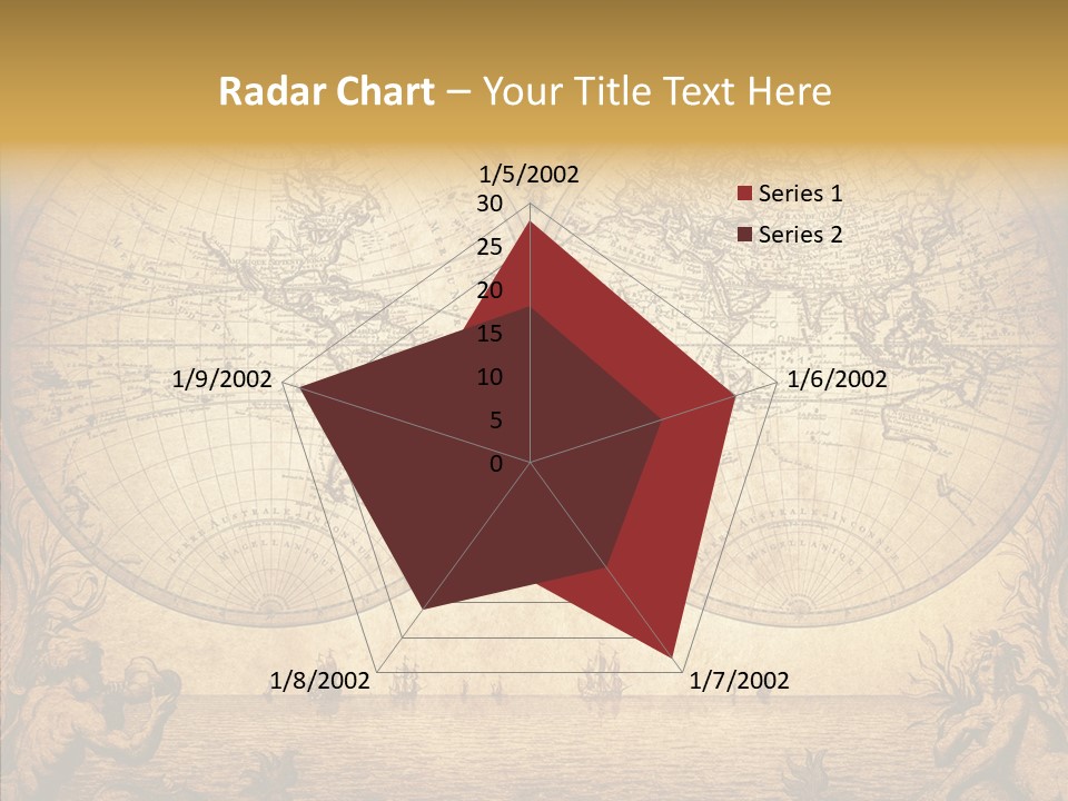 Worn Geography Torn PowerPoint Template