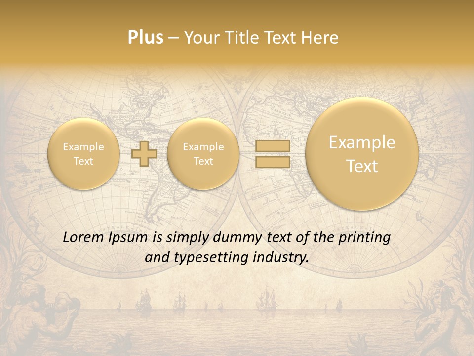 Worn Geography Torn PowerPoint Template