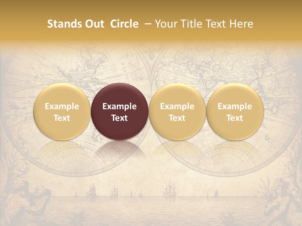 Worn Geography Torn PowerPoint Template