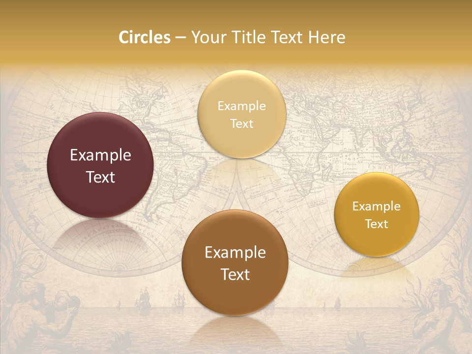 Worn Geography Torn PowerPoint Template