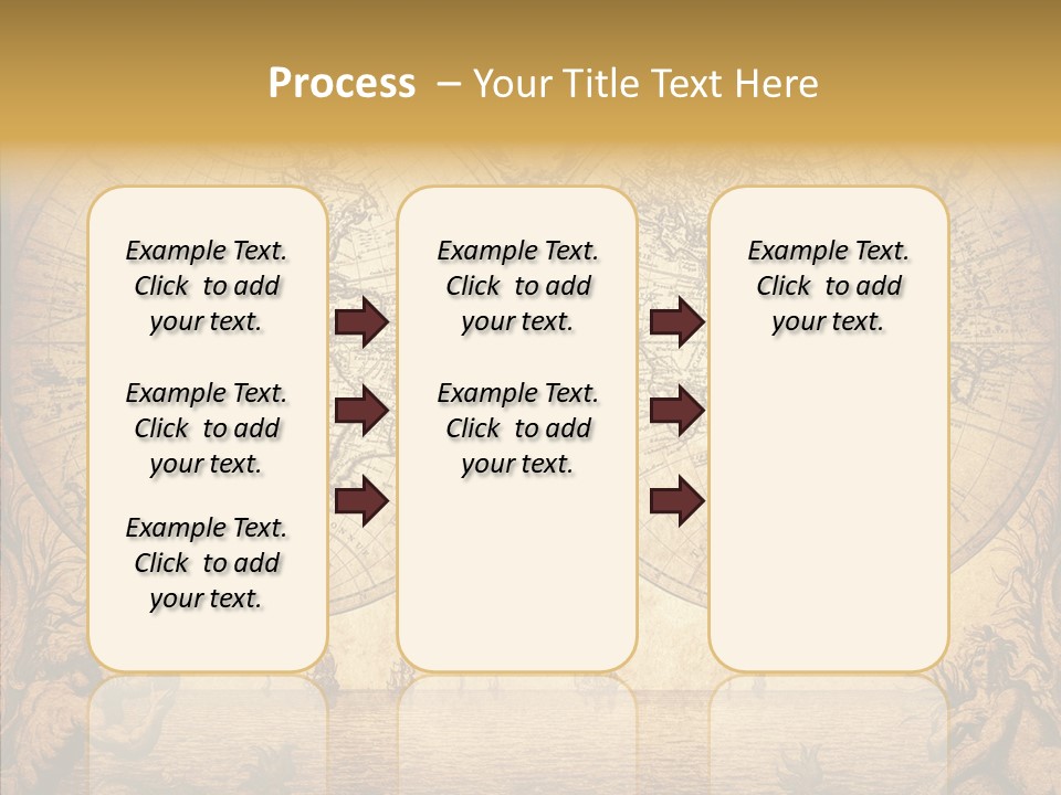 Worn Geography Torn PowerPoint Template