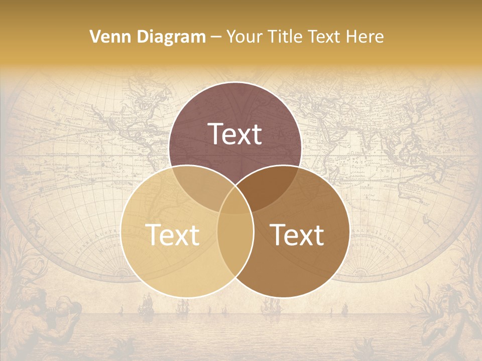 Worn Geography Torn PowerPoint Template
