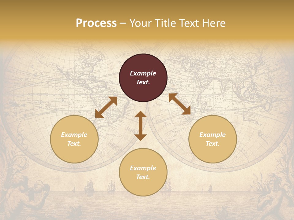 Worn Geography Torn PowerPoint Template