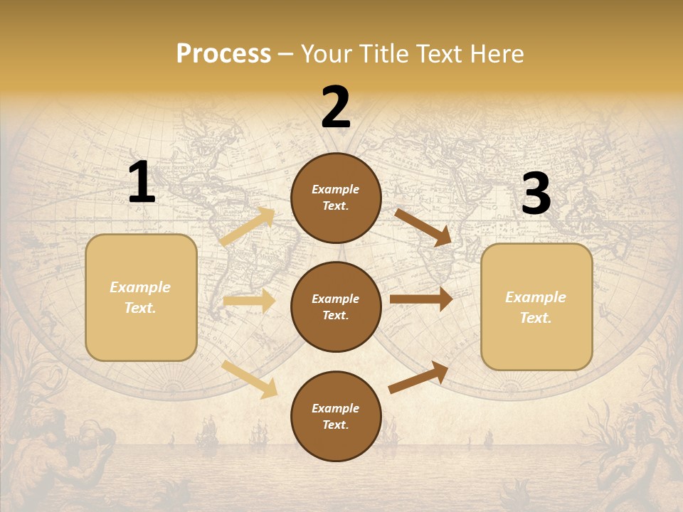Worn Geography Torn PowerPoint Template