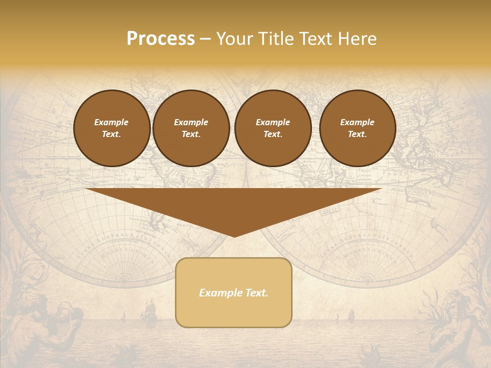 Worn Geography Torn PowerPoint Template