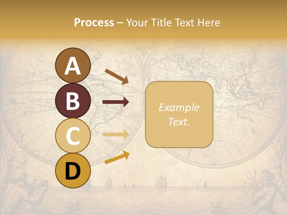 Worn Geography Torn PowerPoint Template