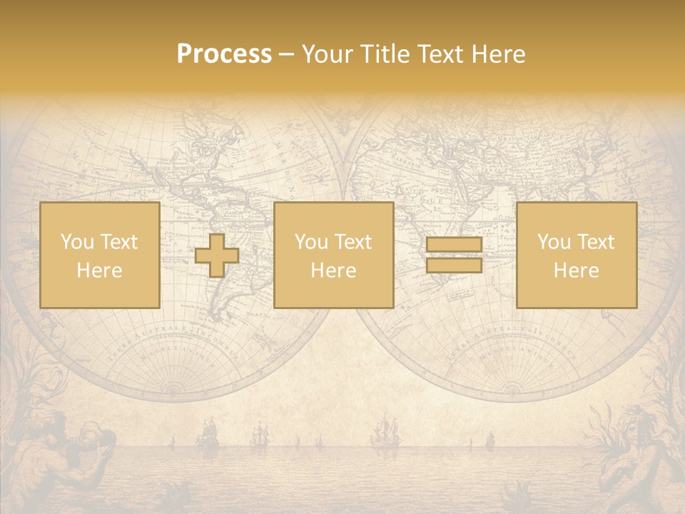 Worn Geography Torn PowerPoint Template
