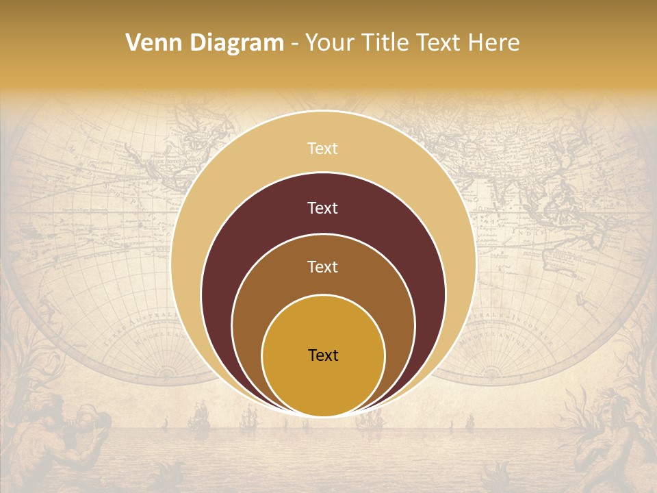 Worn Geography Torn PowerPoint Template
