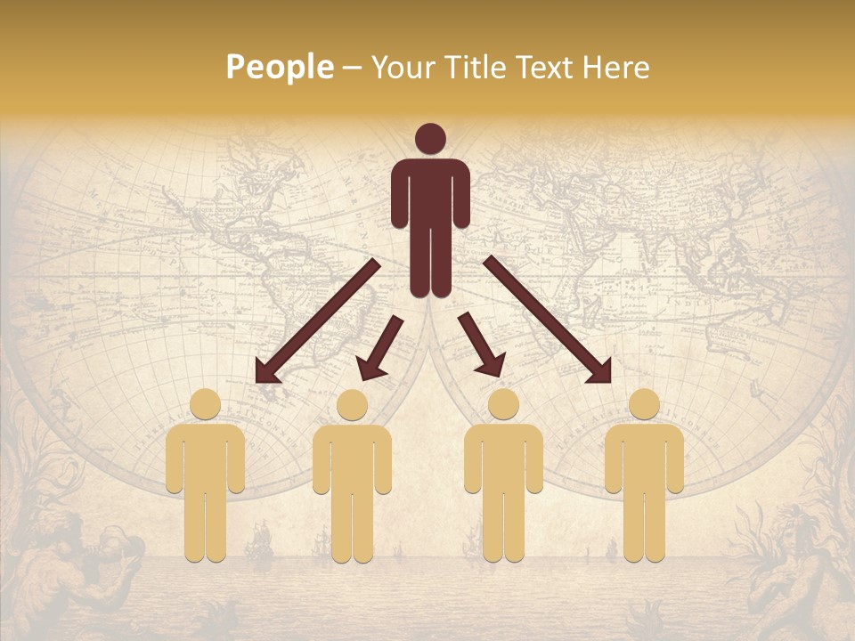 Worn Geography Torn PowerPoint Template