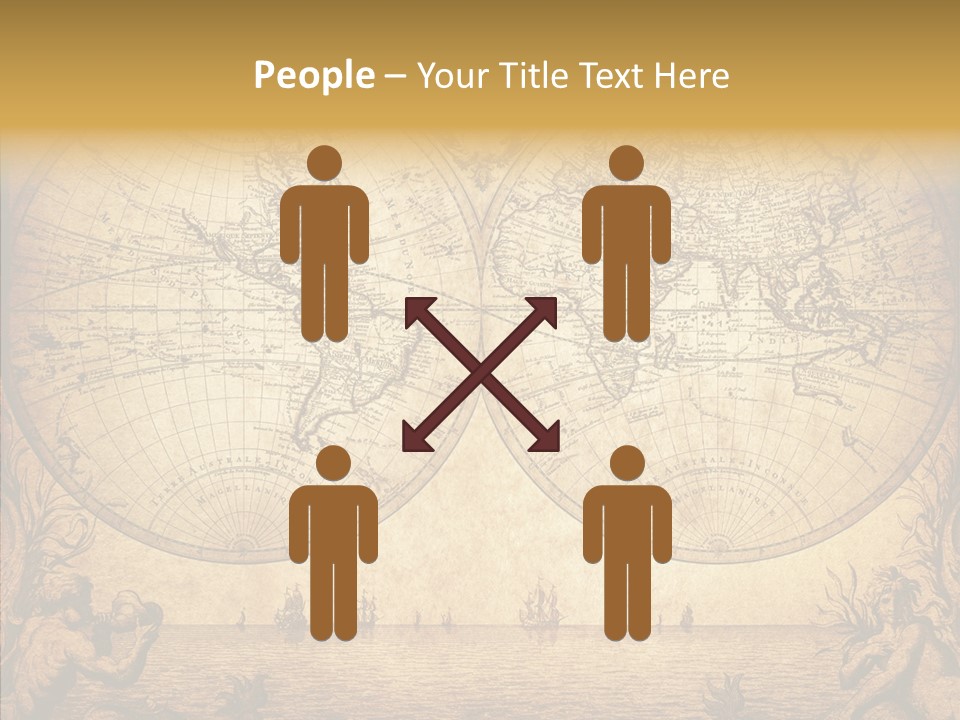 Worn Geography Torn PowerPoint Template