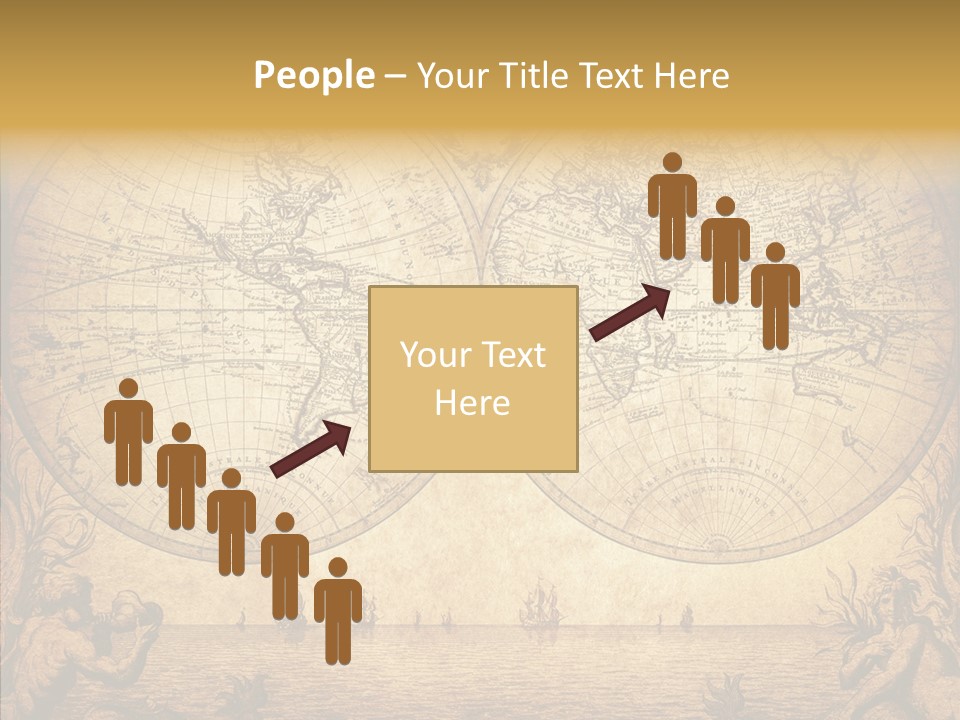 Worn Geography Torn PowerPoint Template