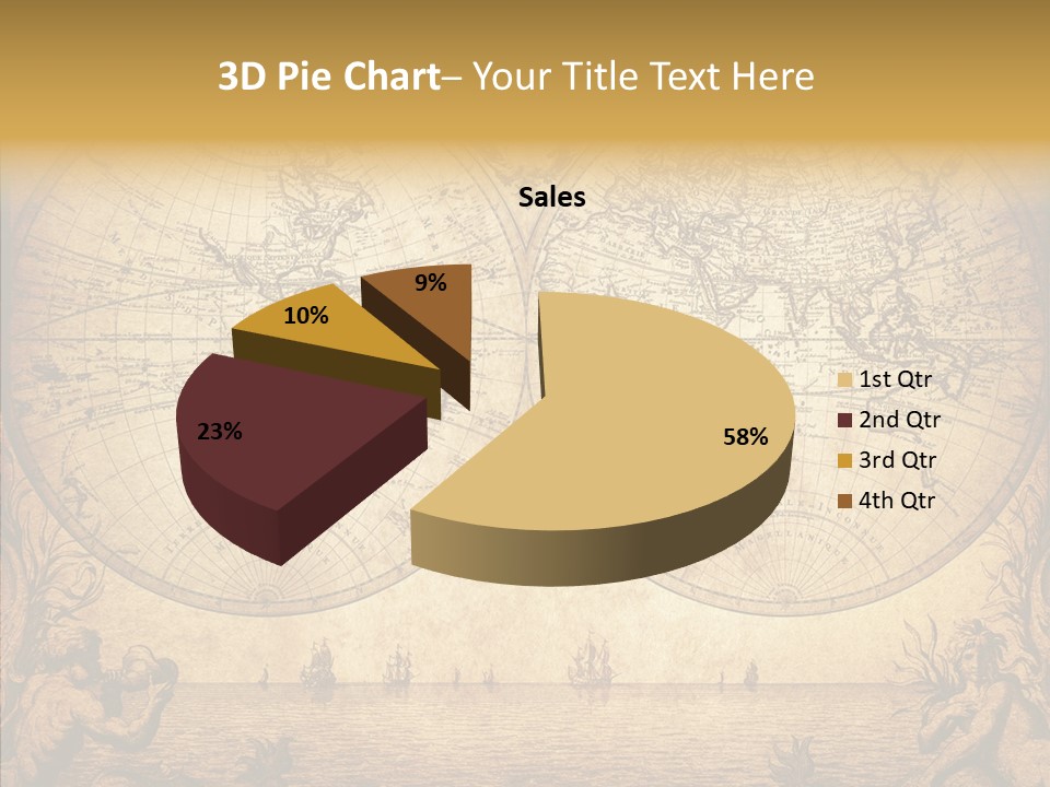 Worn Geography Torn PowerPoint Template