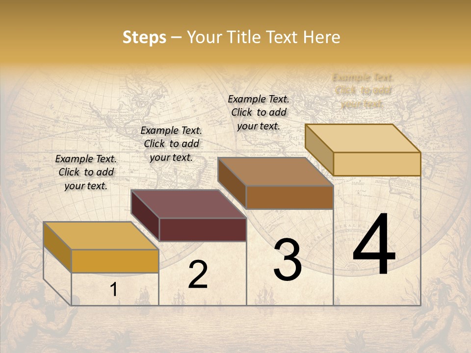 Worn Geography Torn PowerPoint Template