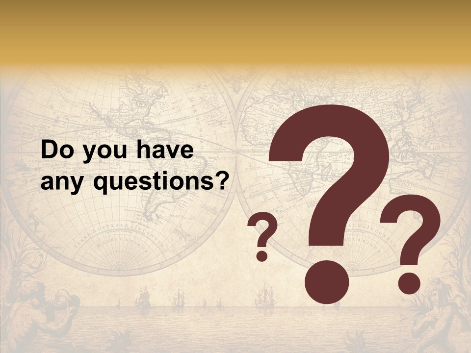 Worn Geography Torn PowerPoint Template