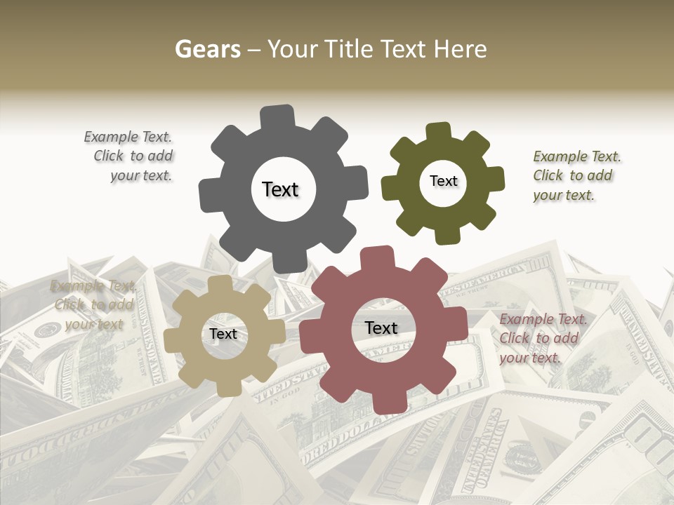 Banking Franklin Treasure PowerPoint Template