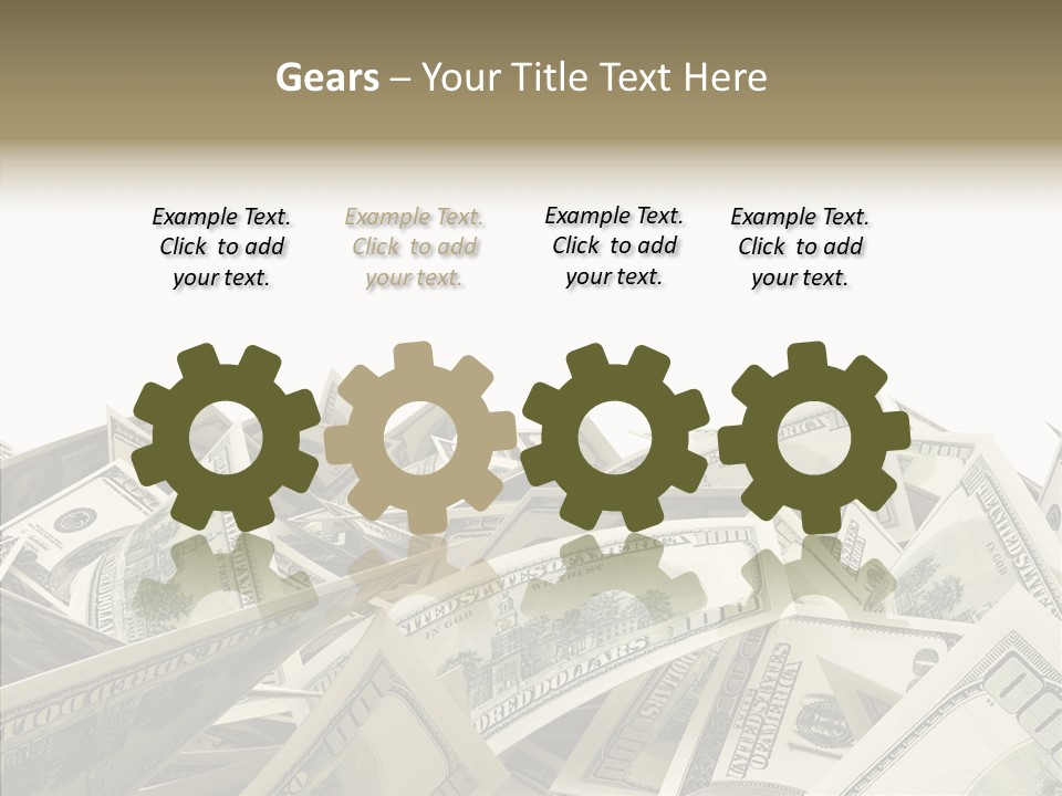 Banking Franklin Treasure PowerPoint Template