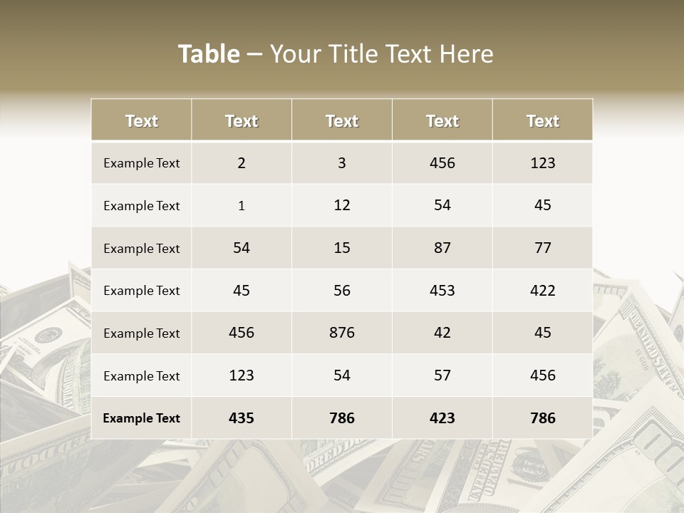 Banking Franklin Treasure PowerPoint Template