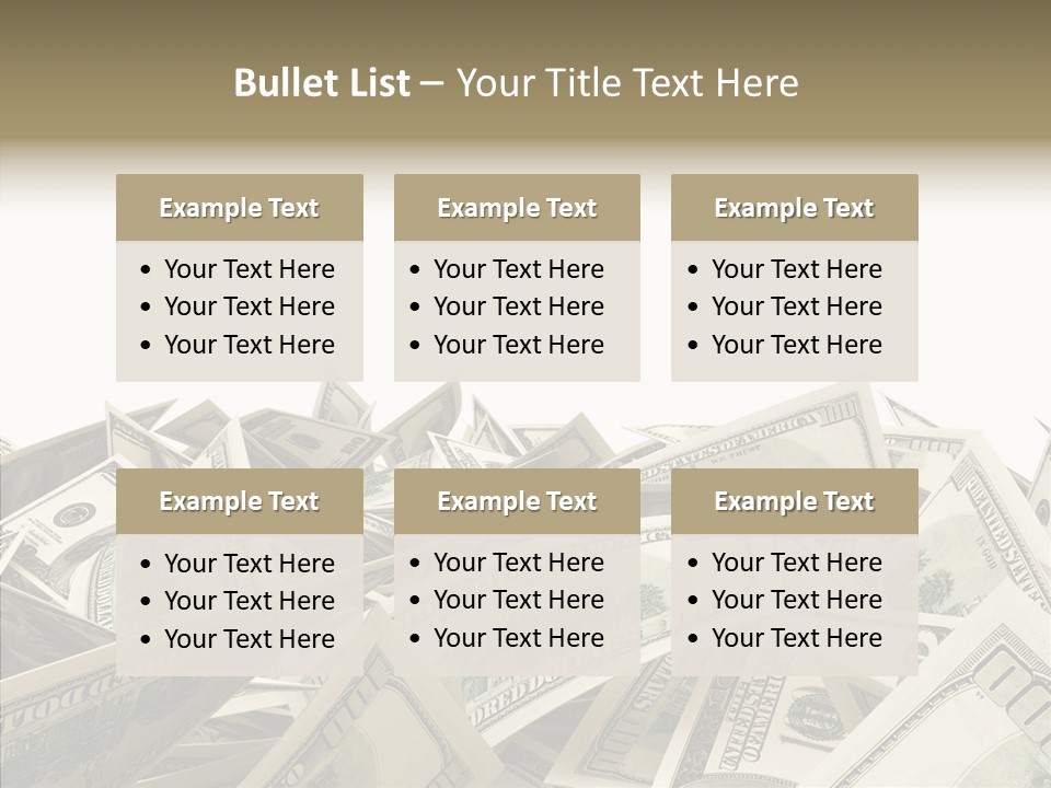 Banking Franklin Treasure PowerPoint Template