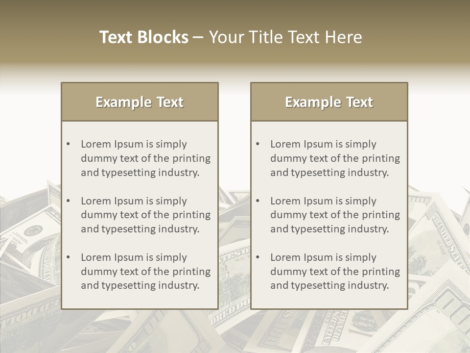 Banking Franklin Treasure PowerPoint Template