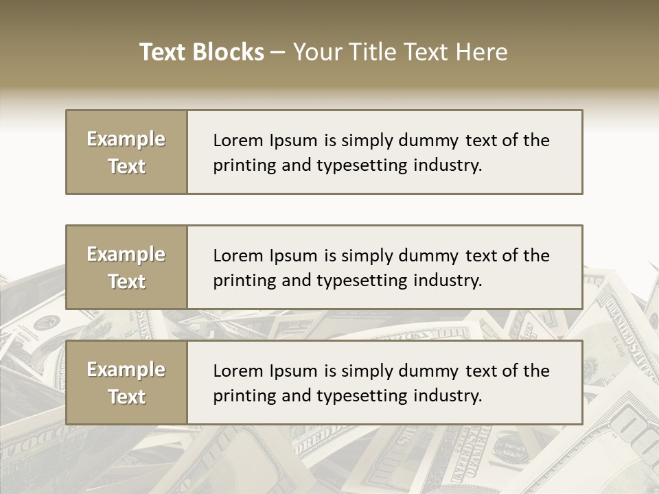 Banking Franklin Treasure PowerPoint Template