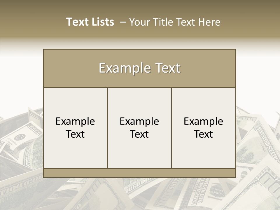 Banking Franklin Treasure PowerPoint Template