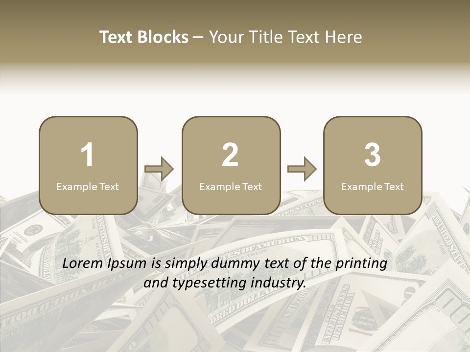 Banking Franklin Treasure PowerPoint Template