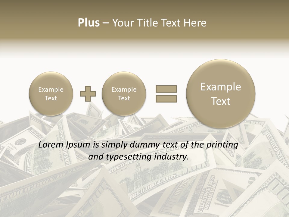 Banking Franklin Treasure PowerPoint Template