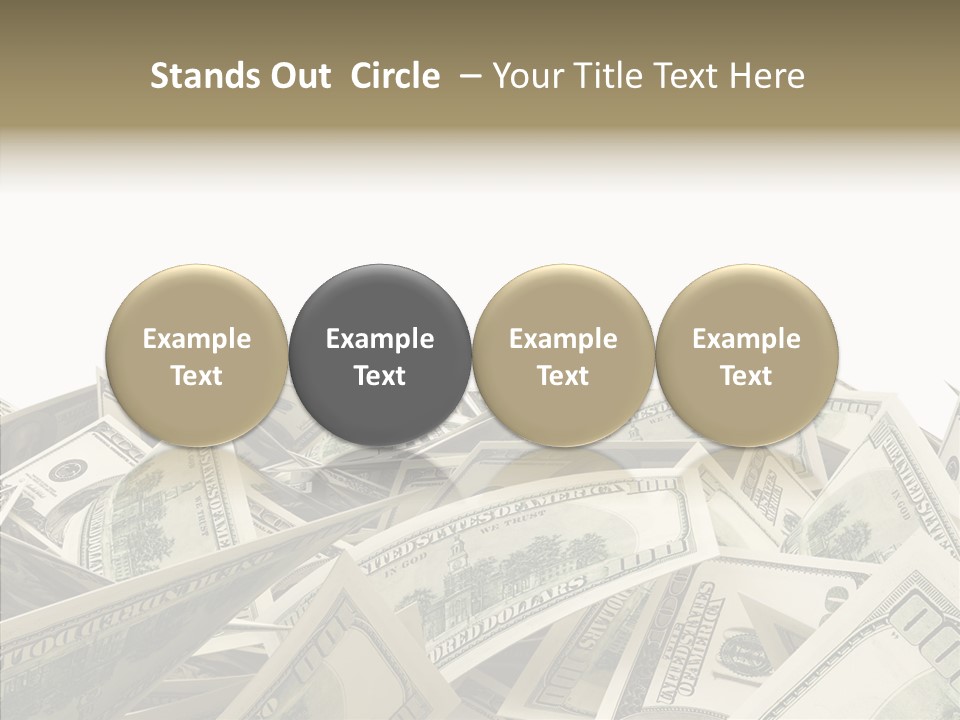 Banking Franklin Treasure PowerPoint Template
