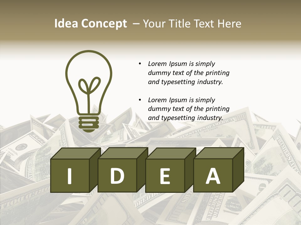 Banking Franklin Treasure PowerPoint Template