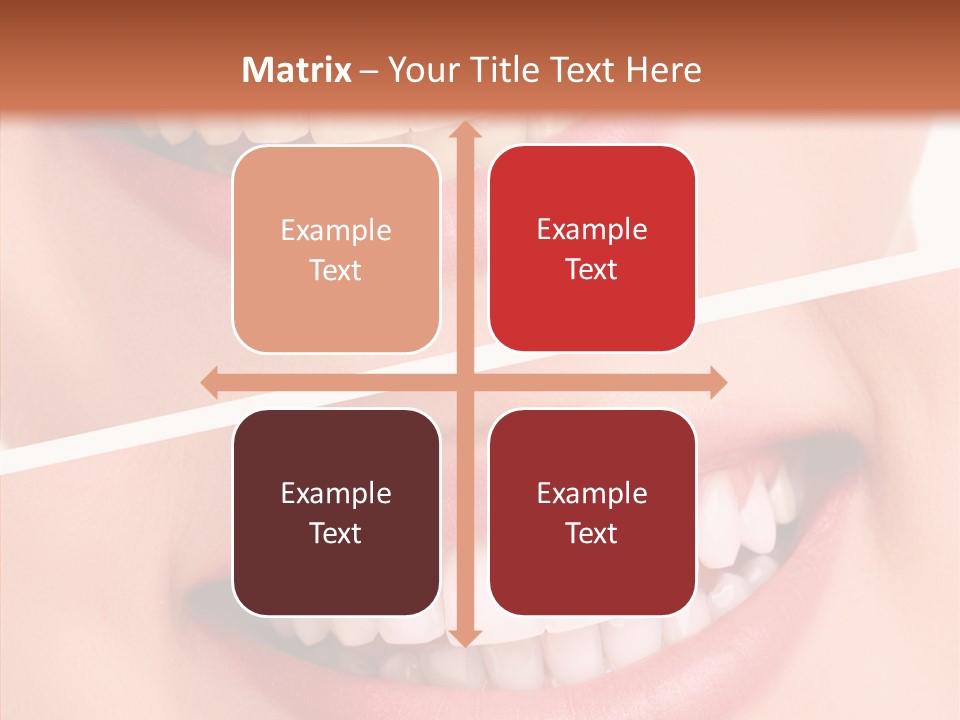 Happiness Creative Concept Tooth PowerPoint Template