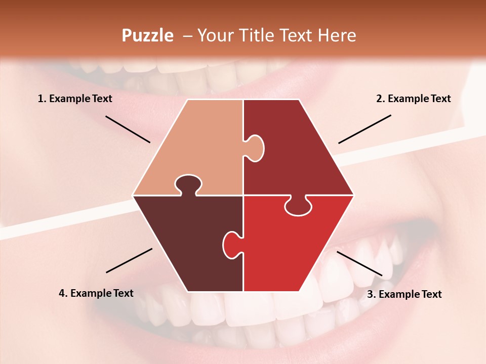 Happiness Creative Concept Tooth PowerPoint Template
