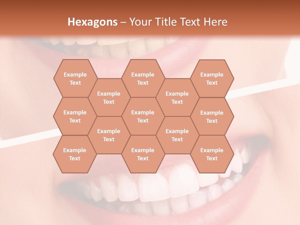 Happiness Creative Concept Tooth PowerPoint Template