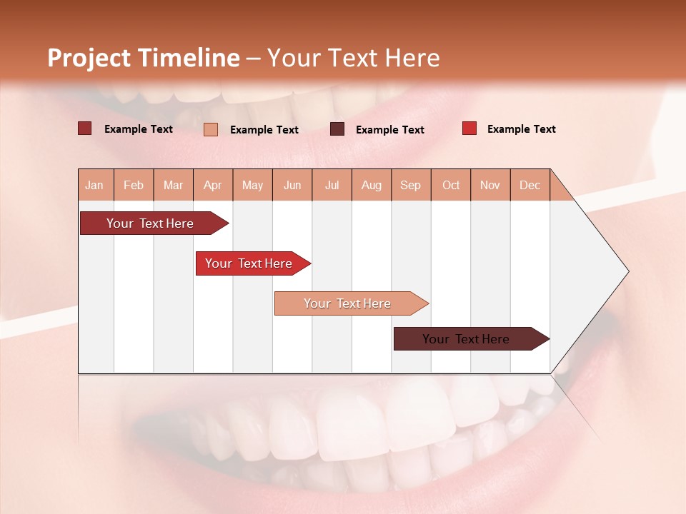 Happiness Creative Concept Tooth PowerPoint Template