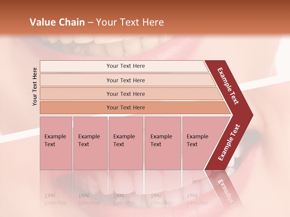 Happiness Creative Concept Tooth PowerPoint Template