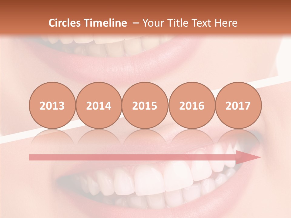 Happiness Creative Concept Tooth PowerPoint Template