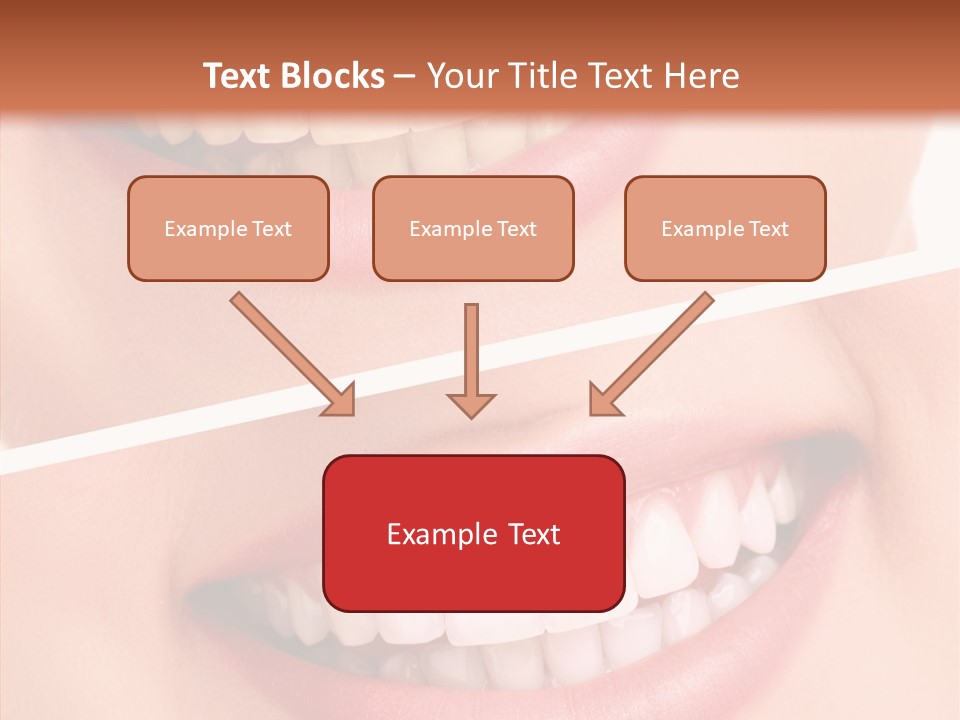Happiness Creative Concept Tooth PowerPoint Template