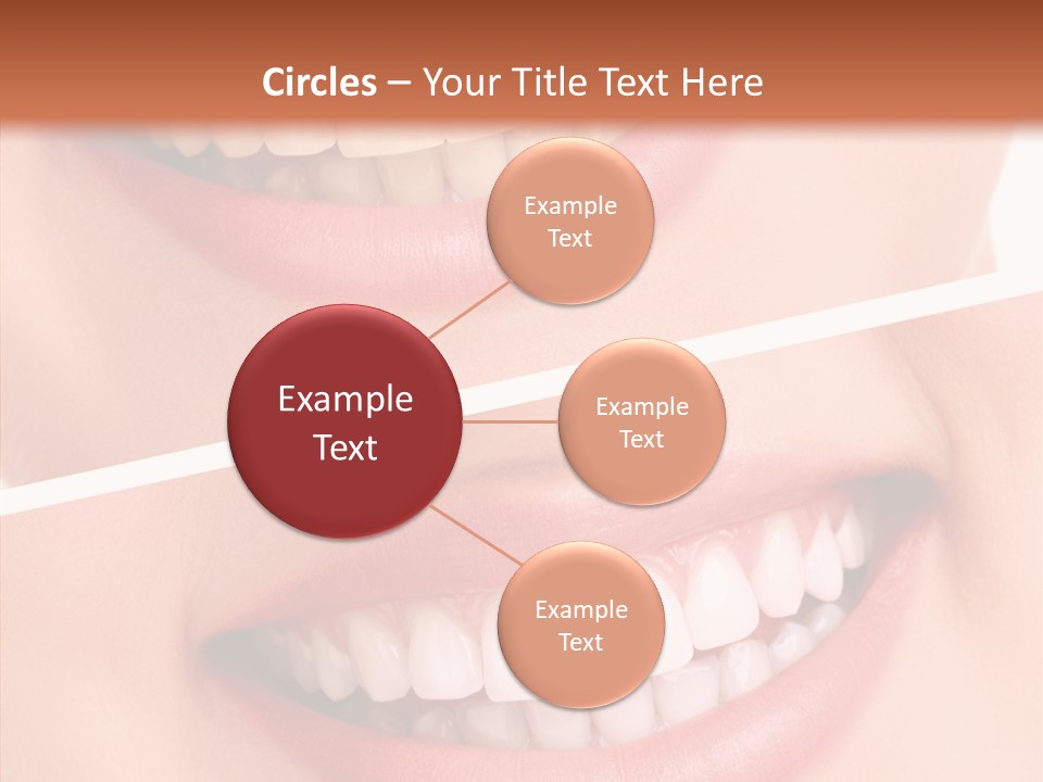 Happiness Creative Concept Tooth PowerPoint Template