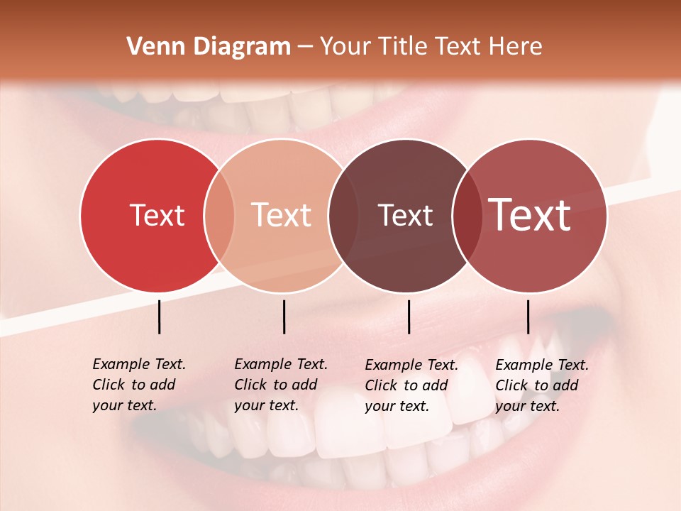 Happiness Creative Concept Tooth PowerPoint Template