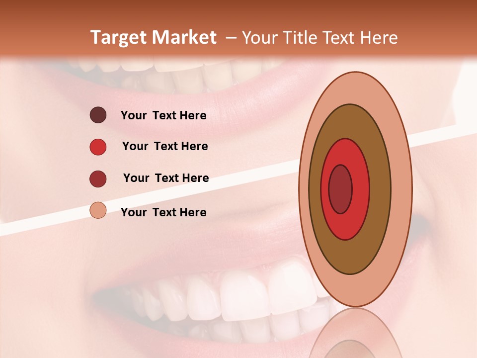 Happiness Creative Concept Tooth PowerPoint Template