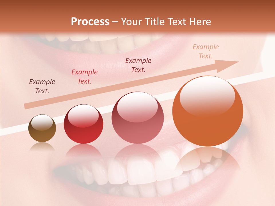 Happiness Creative Concept Tooth PowerPoint Template
