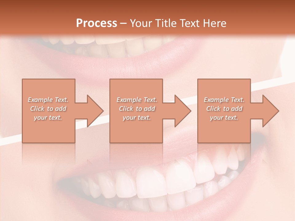 Happiness Creative Concept Tooth PowerPoint Template